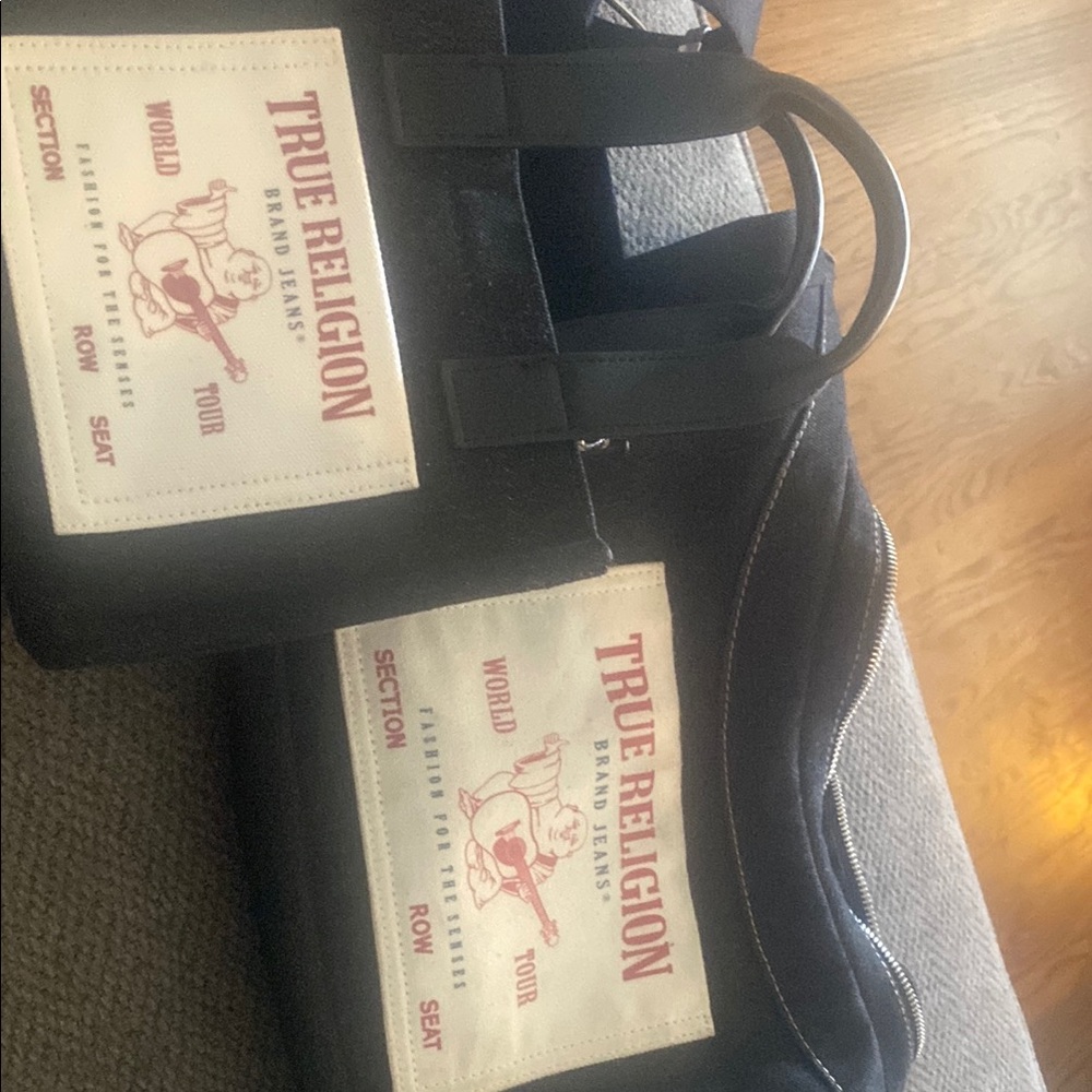 True Religion Black Hobo Bags